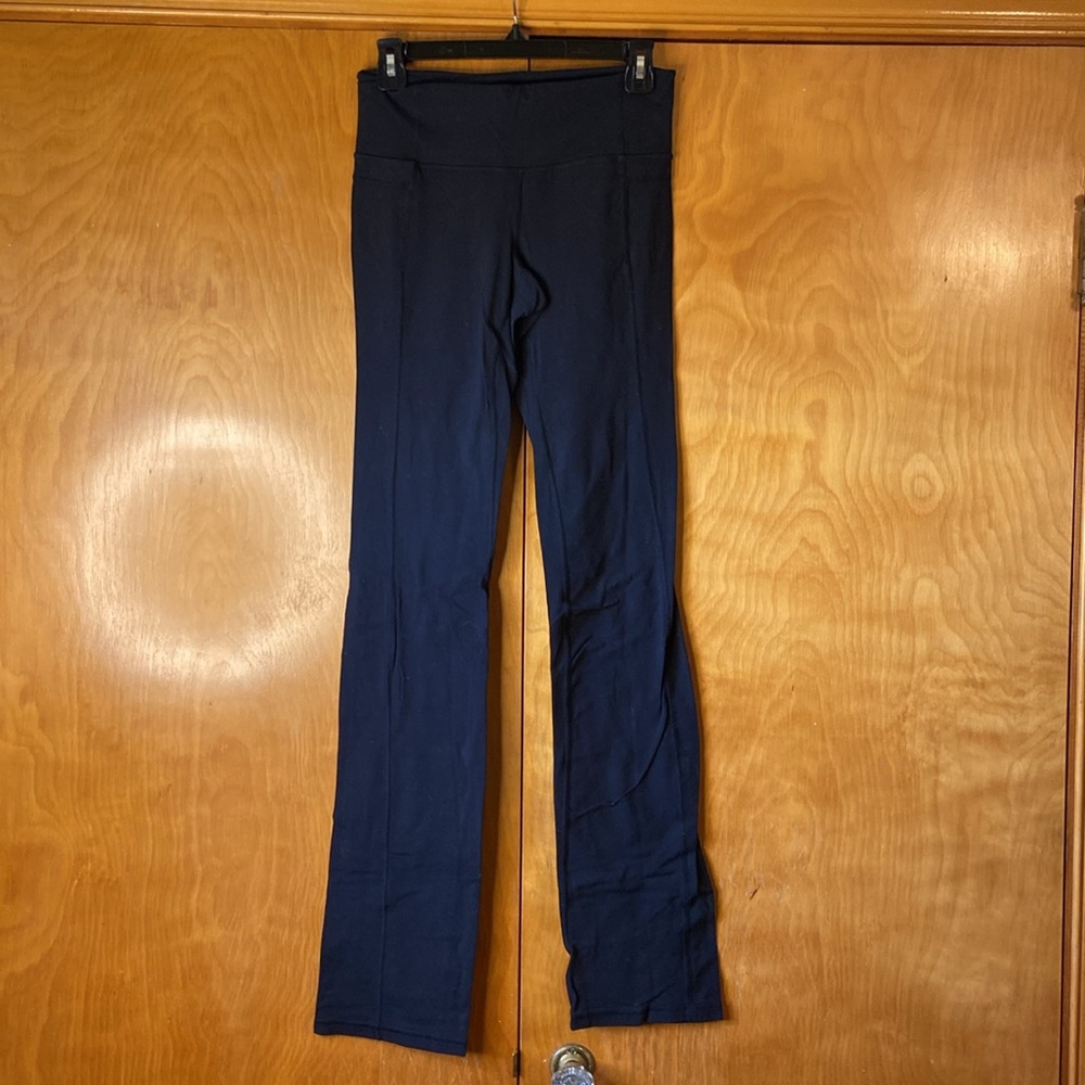 Athleta Black Yoga Pants. Size S Tall - Picture 2 of 11
